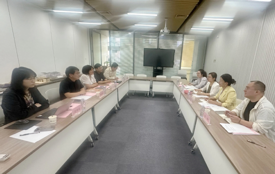 在同济大学调研交流